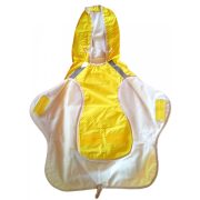 Yellow Polka Dot Dog Raincoat (M/L 51 cm)