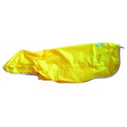 Yellow Polka Dot Dog Raincoat (M/L 51 cm)