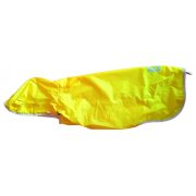 Yellow Polka Dot Dog Raincoat (M/L 51 cm)