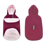 Burgundy Dog Raincoat  (XS-XXXL, 30-76 cm)