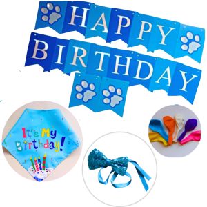 Birthday Party Set for Boy Dogs