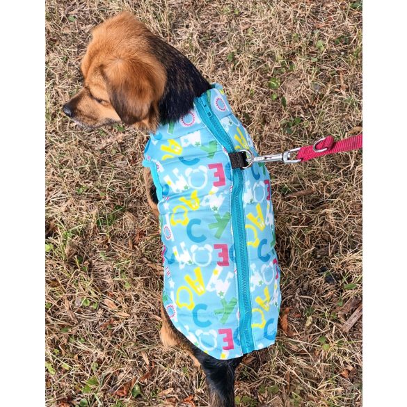 Light Blue Dog Coat (XS-S/M, 30-40 cm)