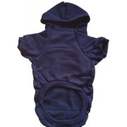 Dark Blue Hoody for Dogs (XXS-S/M 26-40 cm)