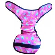 Sanitary Pants for Dogs with Pink Rabbits (S-L 36-66 cm)