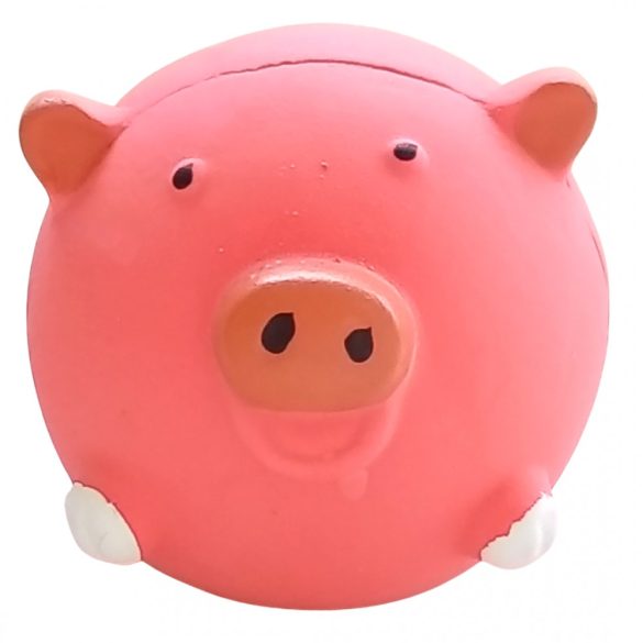 Kutya játék labda csipog puha latex rágható biztonságos röfipofa