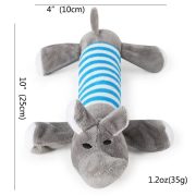 Elephant in Blue T-shirt Soft Dog Toy