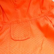 Two-legged Orange Dog Raincoat with Hoody (XS-S/M, 30-40 cm)