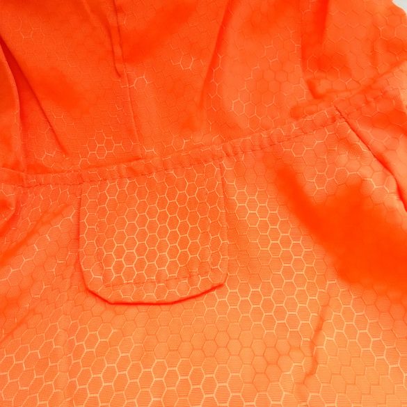 Two-legged Orange Dog Raincoat with Hoody (XS-S/M, 30-40 cm)