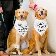 Wedding Bandana with Writing