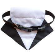 Tuxedo Vest Bandana for Dogs (S-M,  25-50 cm)