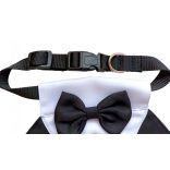 Szmoking kendő esküvőre (S-M, 25-50 cm)