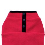 Fleece Dog Pullover Red ( XXS-S/M 26-40 cm)
