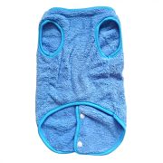 Soft Fleece Dog Vest Blue ( XS-S/M, 30-40 cm)