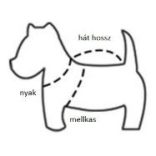 Könnyű rózsaszín hám (XS-S/M, 33-60 cm)