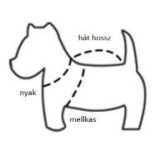 Virágos pulóver kutyáknak (XS-S/M,  30-40 cm)