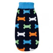 Coloured Bones Dog Sweater (XS-M 28-45 cm )