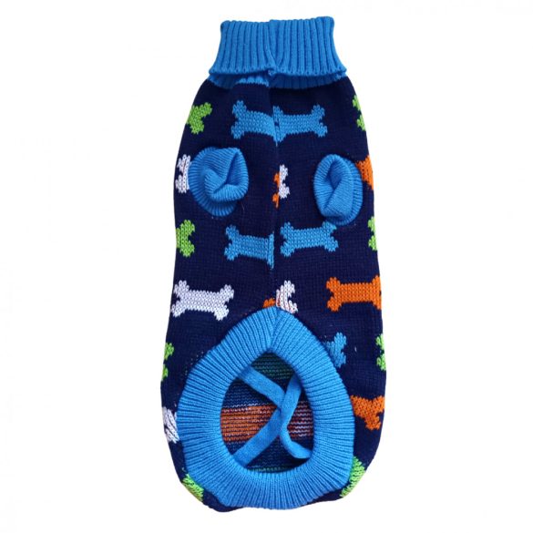 Coloured Bones Dog Sweater (XS-M 28-45 cm )