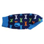 Coloured Bones Dog Sweater (XS-M 28-45 cm )