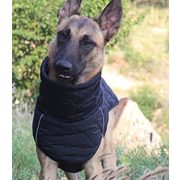 Warm Black Waterproof Dog Jacket (66-86 cm)