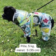 Dog Raincoat Overall with Monster Design (XS-M, 30-45 cm)