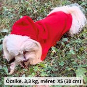 Dog Hoody Red Small and Big Dogs ( XS- 4XL, 30-75 cm)