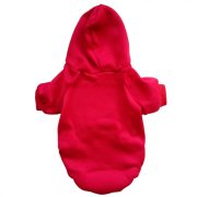 Dog Hoody Red Small and Big Dogs ( XS- 4XL, 30-75 cm)