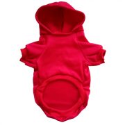 Dog Hoody Red Small and Big Dogs ( XS- 4XL, 30-75 cm)