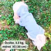 Dog Hoody Grey for Small Dogs and Big Dogs (XS-4 XL, 30-75 cm)