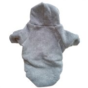 Dog Hoody Grey for Small Dogs and Big Dogs (XS-4 XL, 30-75 cm)