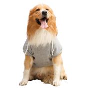 Dog Hoody Grey for Small Dogs and Big Dogs (XS-4 XL, 30-75 cm)