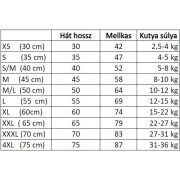 Szürke kutya pulóver kapucnival (XS- 4XL, 30-75 cm)