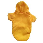 Dog Pullover Hoody Yellow (30-75 cm, XS-4XL)