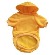 Dog Pullover Hoody Yellow (30-75 cm, XS-4XL)