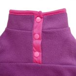 Fleece Dog Vest Purple ( XS-S/M, 30-40 cm)