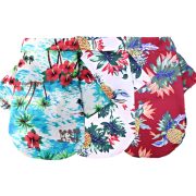 Hawaii mintás nyári ing kutyáknak (25-66 cm,  XXS-2XL)