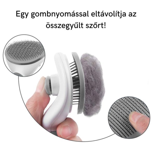 Automata szőrkefe kutyáknak és cicáknak