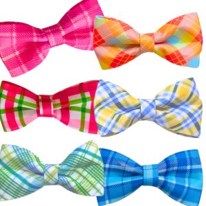 Plaid Bow for Dogs and Cats