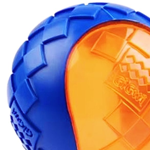 GiGwi kétszinű, rágásálló gumilabda kutyáknak