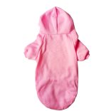 Rózsaszín kutya pulóver kapucnival ( XS- 4XL, 30-75 cm)