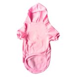 Rózsaszín kutya pulóver kapucnival ( XS- 4XL, 30-75 cm)