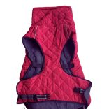 Burgundy Waterproof Dog Jacket (66-86 cm)