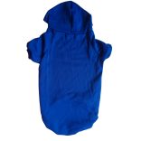 Királykék kutya pulóver kapucnival ( XS- 4XL, 30-75 cm)