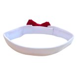 Borvörös kutya csokornyakkendő esküvőre, ünnepekre (S-L, 28-40 cm)